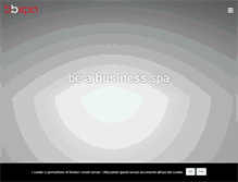 Tablet Screenshot of beabusinessspa.com